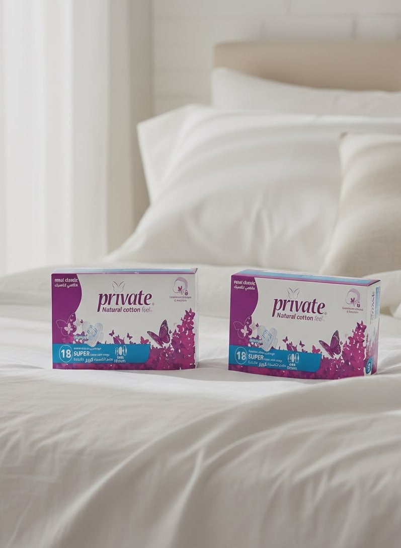 Private Maxi Pocket Super - 18 Pads - Image 3